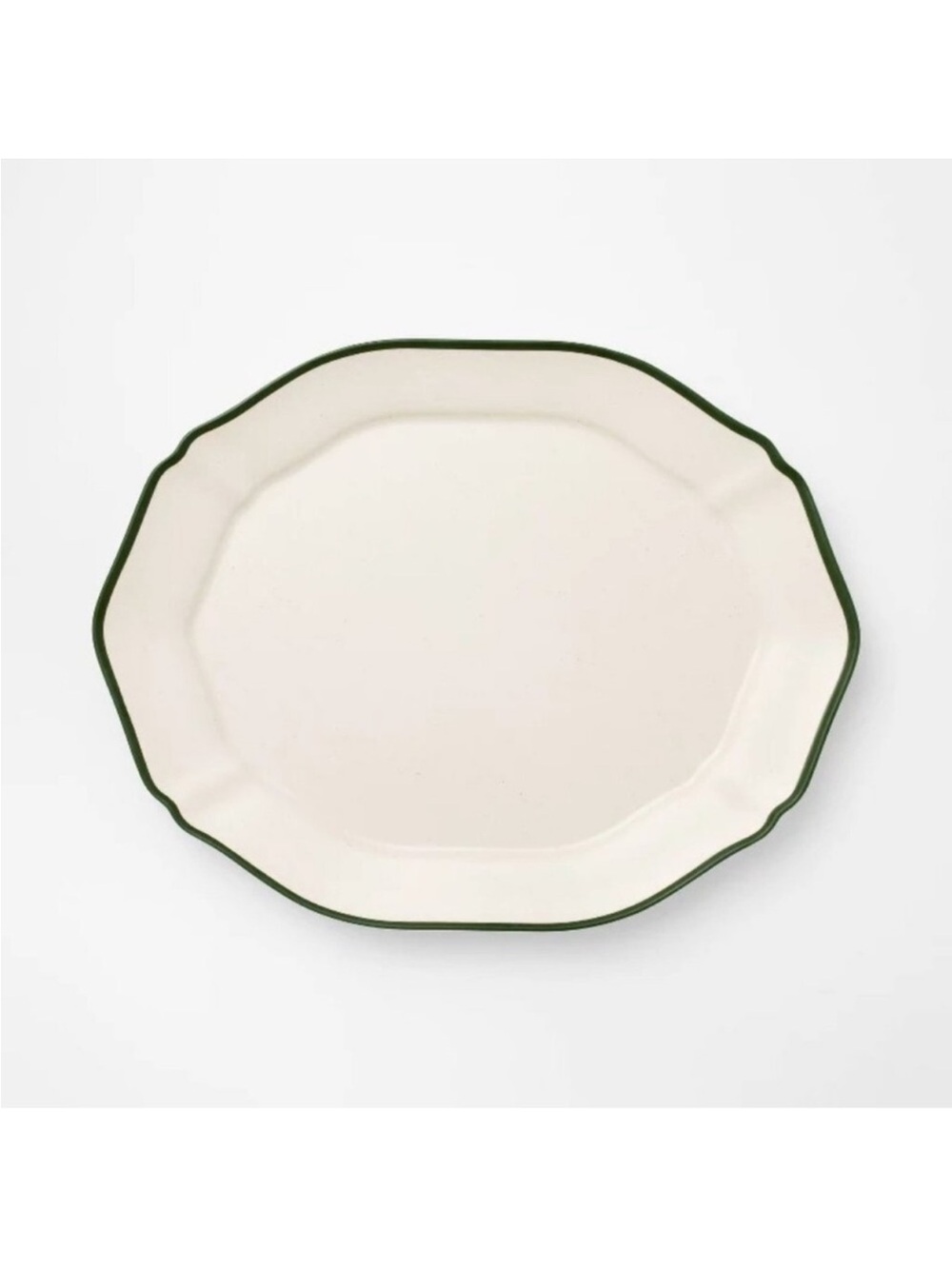 13" Melamine Oval Serving Platter Green - Threshold Studio McGee - Target